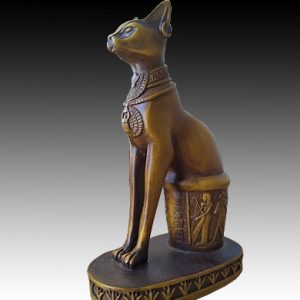 Brown Bastet Cat on A Base